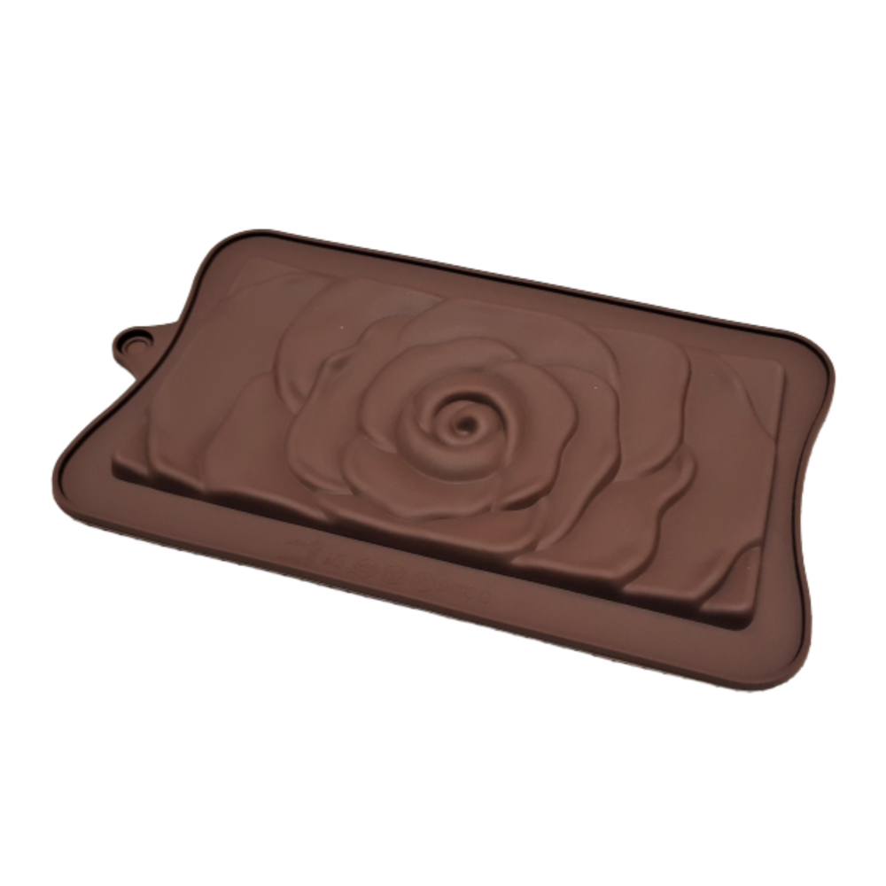 Silicone chocolate mold – rose shape, 17 x 14 cm
