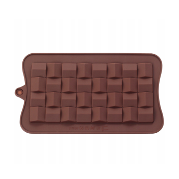 Silicone chocolate mold – weave shape, 15 x 7 cm