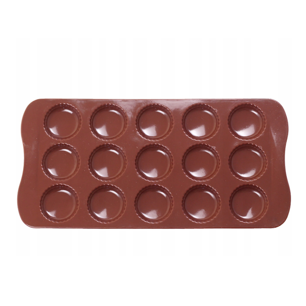 Silicone chocolate mold – cookie shape, 21 x 10 cm