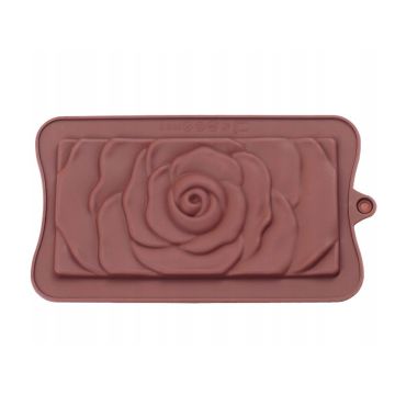 Silicone chocolate mold – rose shape, 17 x 14 cm