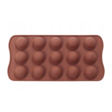 Silicone chocolate mold – spheres, 21 x 10 cm