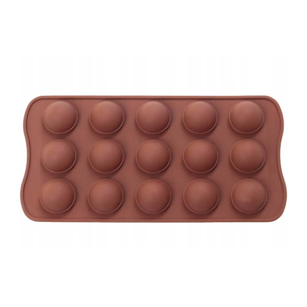 Silicone chocolate mold – spheres, 21 x 10 cm