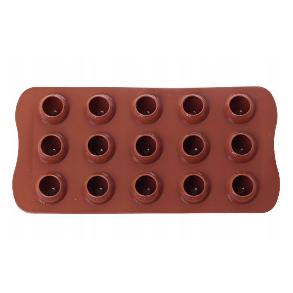 Silicone chocolate mold – spheres, 21 x 10 cm