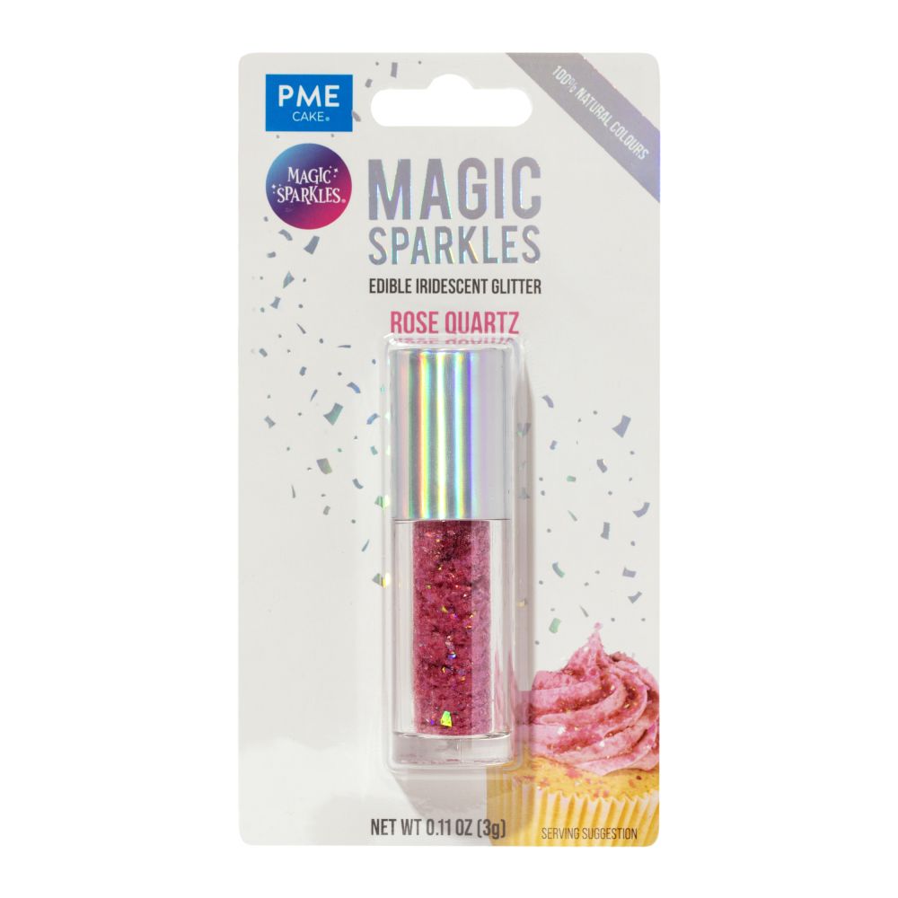 Edible glitter Magic Sparkles - PME - Rose Quartz, 3 g
