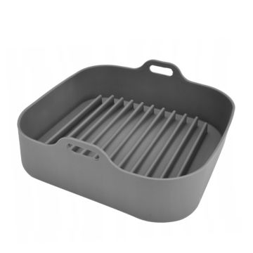 Silicone air fyer basket - square, 20 cm