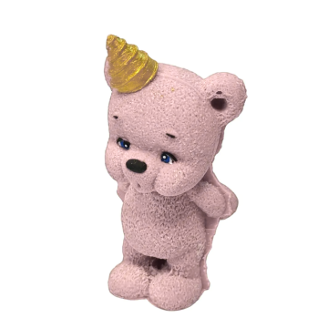 Cake sugar figurine Teddy bear in a hat - Slado - brown