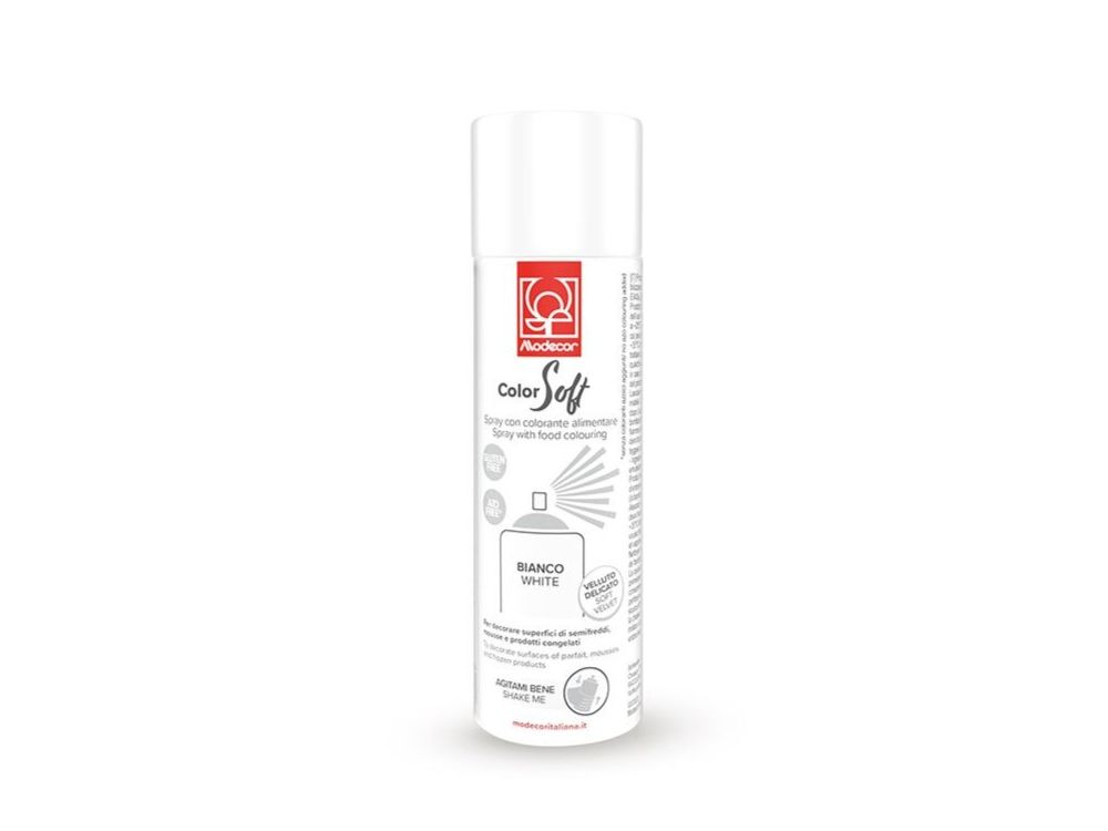 Zamsz w sprayu ColorSoft - Modecor - Bianco, 250 ml