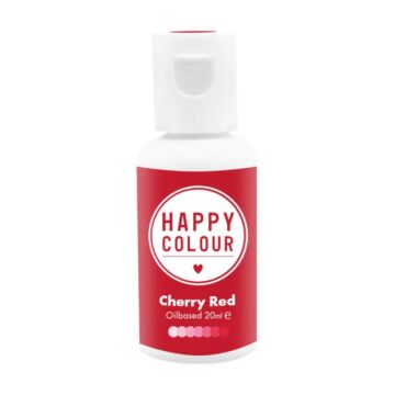 Oil based coloring - Happy Colour - Cherry Red 20 ml