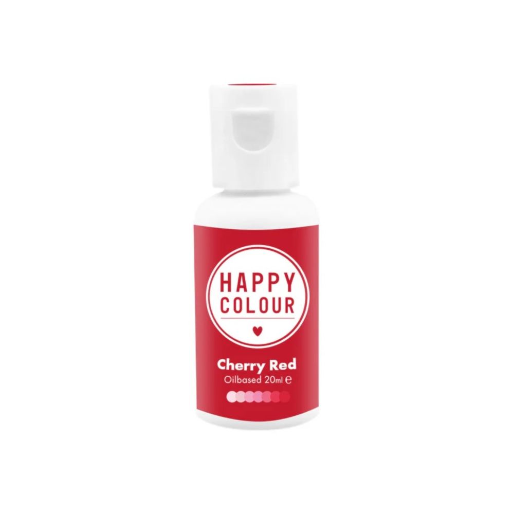 Oil based coloring - Happy Colour - Cherry Red 20 ml
