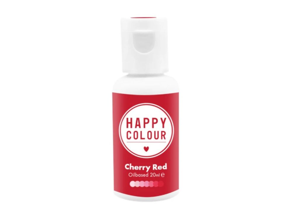 Oil based coloring - Happy Colour - Cherry Red 20 ml