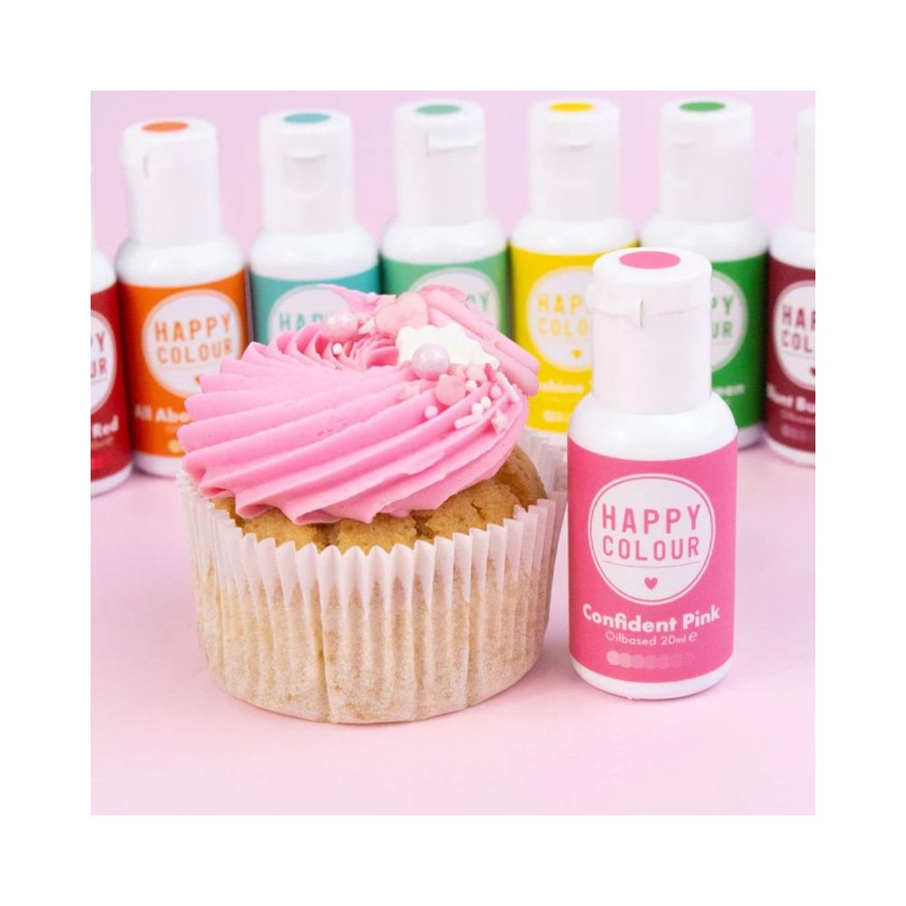 Oil based coloring - Happy Colour - Pink Confident 20 ml