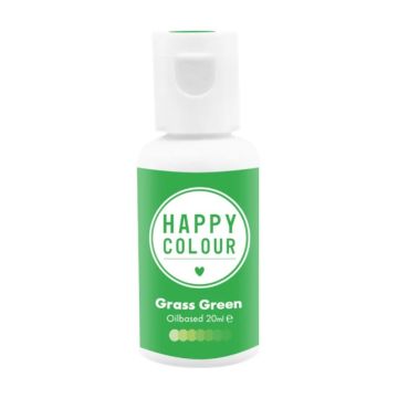 Oil based coloring - Happy Colour - Grass Green, 20 ml