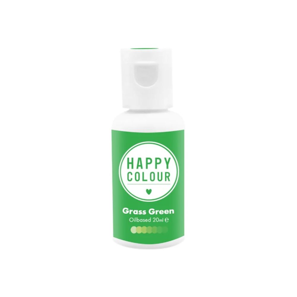 Barwnik olejowy do mas tłustych - Happy Colour - Grass Green 20 ml