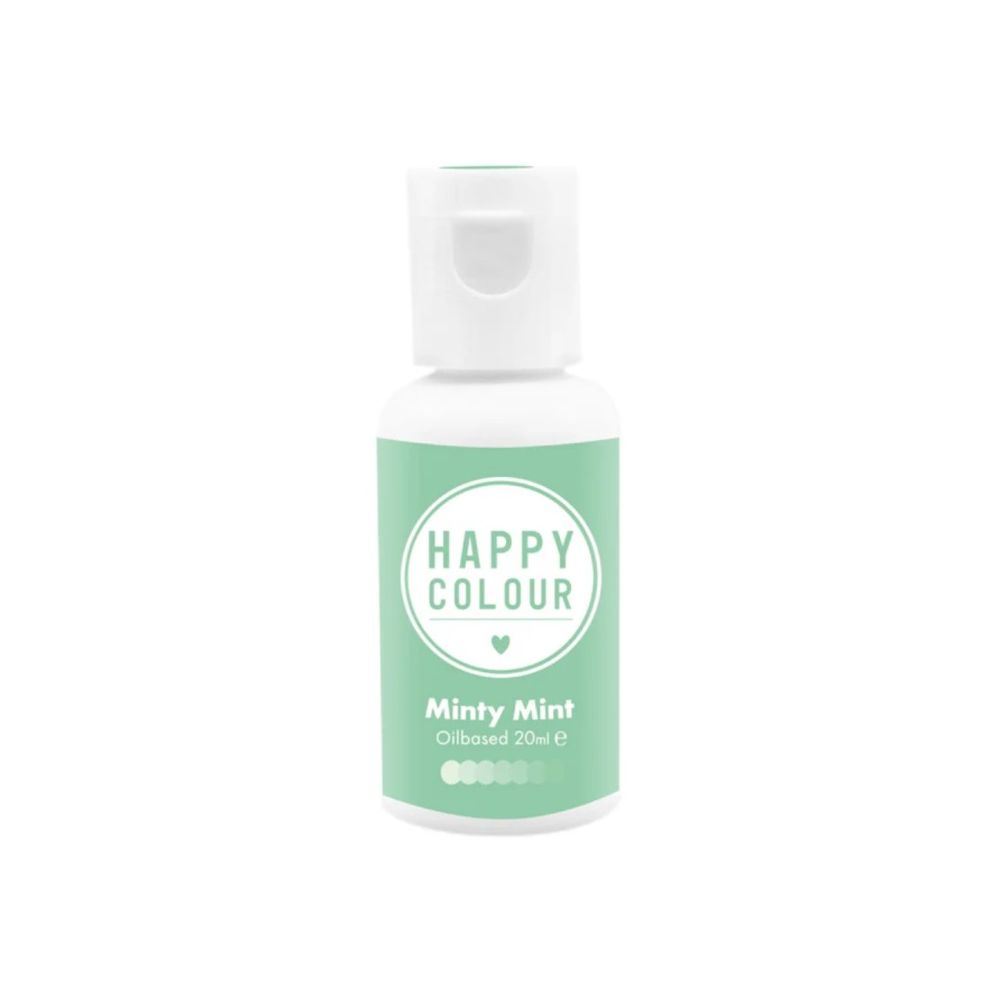 Barwnik olejowy do mas tłustych - Happy Colour - Minty Mint 20 ml
