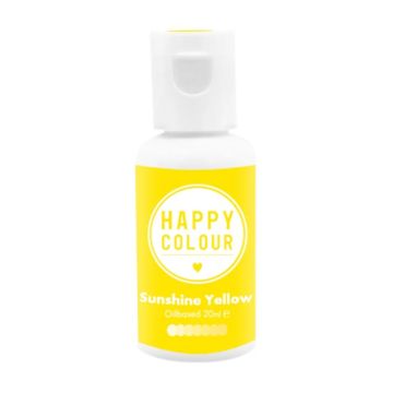 Oil based coloring - Happy Colour - Sunshine Yellow 20 ml
