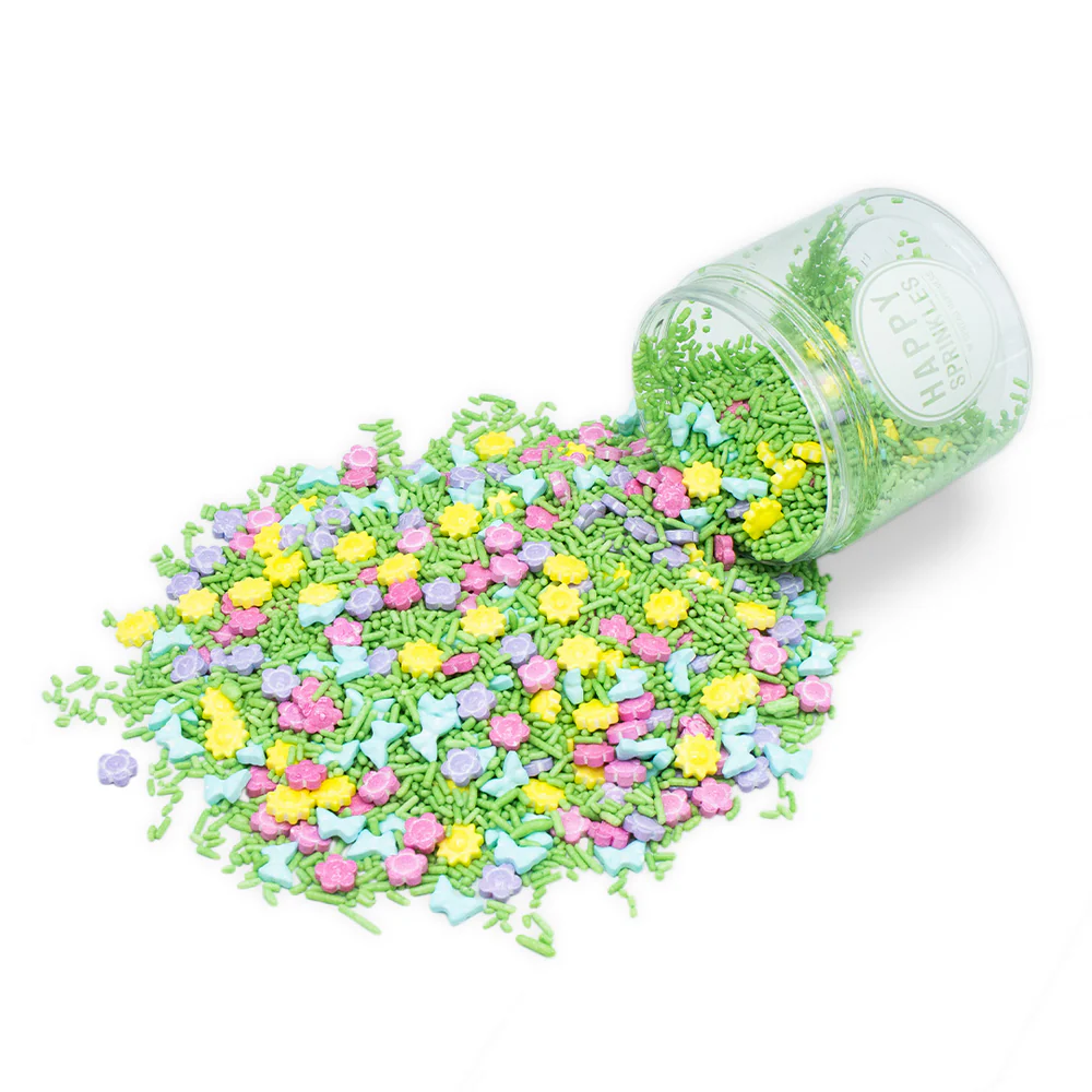 Posypka cukrowa Flower Power - Happy Sprinkles - 90 g