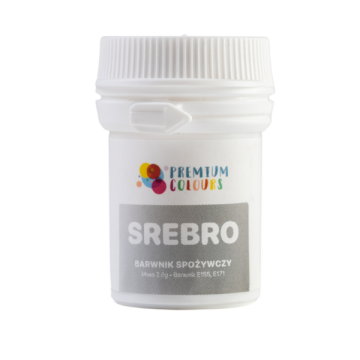 Decorative Powder Colorant – Premium Colours – Silver 2.5 g