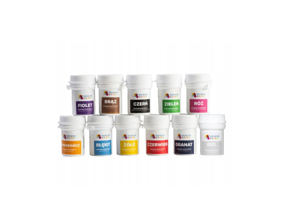Powder dye kit - Premium Colour - 55 g 11 pcs
