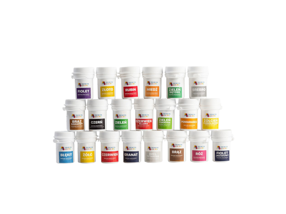 Powder dye kit - Premium Colour - 95 g 21 pcs