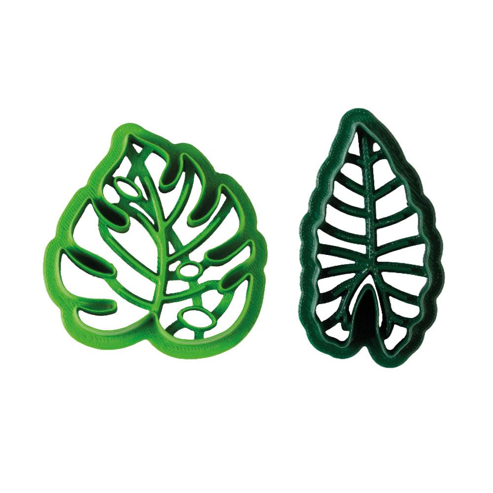 Cookie cutters Tropical Leaves - Decora - 2 pcs