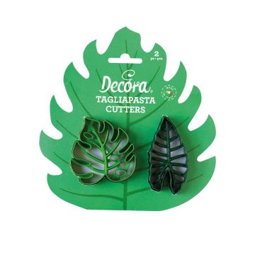 Cookie cutters Tropical Leaves - Decora - 2 pcs