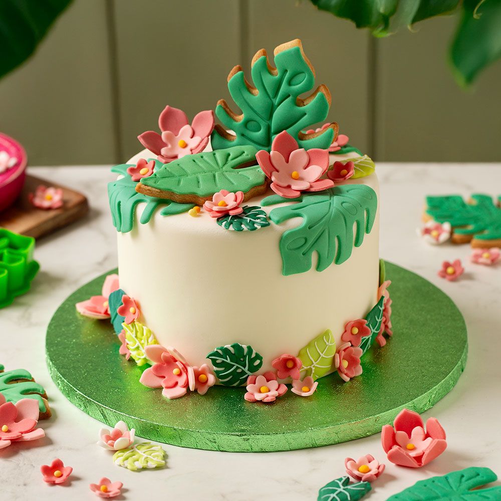 Sugar decorations Tropical Leaves - Decora - 6 pcs