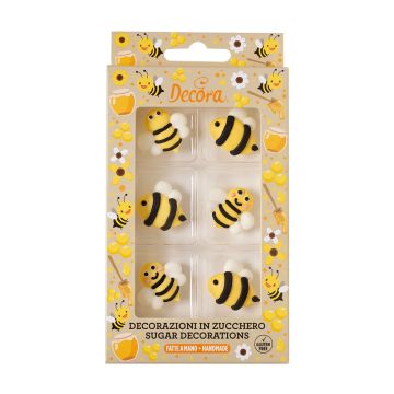 Sugar decorations Bees - Decora - 6 pcs