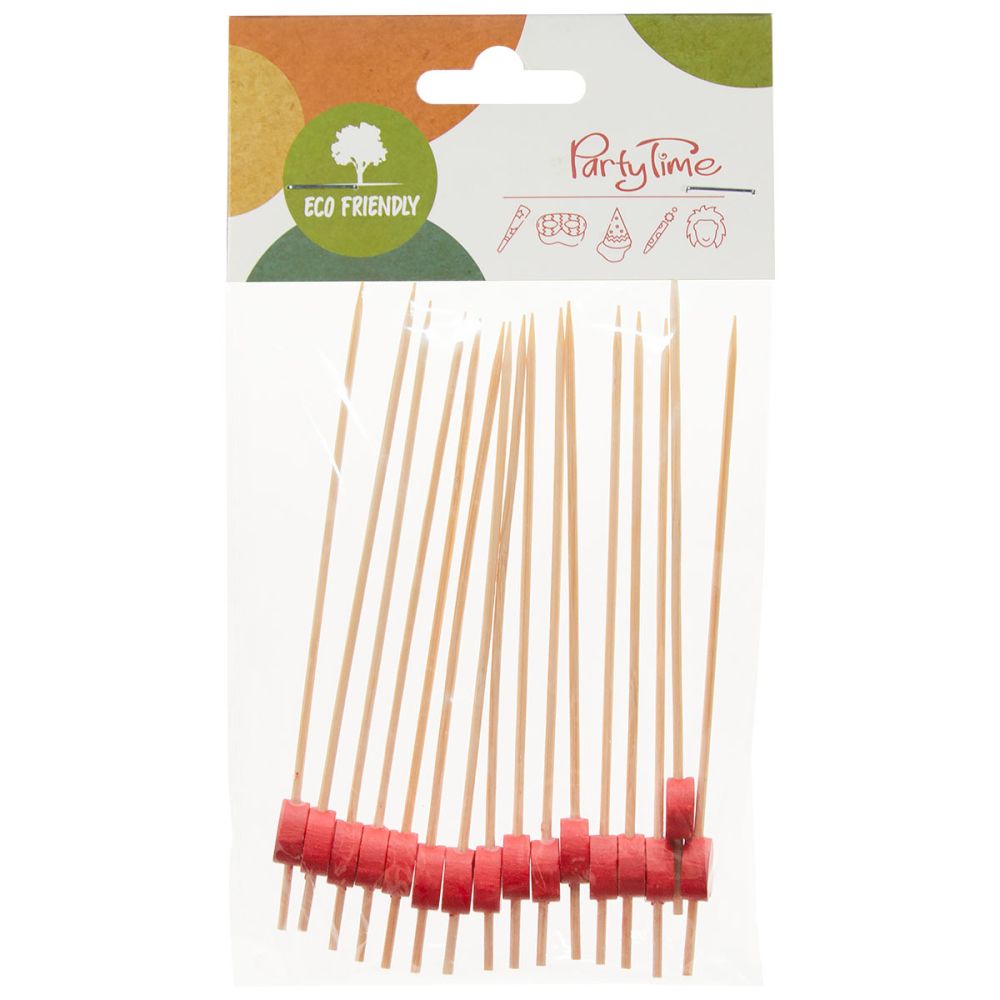 Heart Picks - red 16 pcs