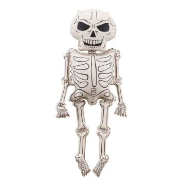 Foil balloon Skeleton XXL - PartyDeco - 46 x 129 cm