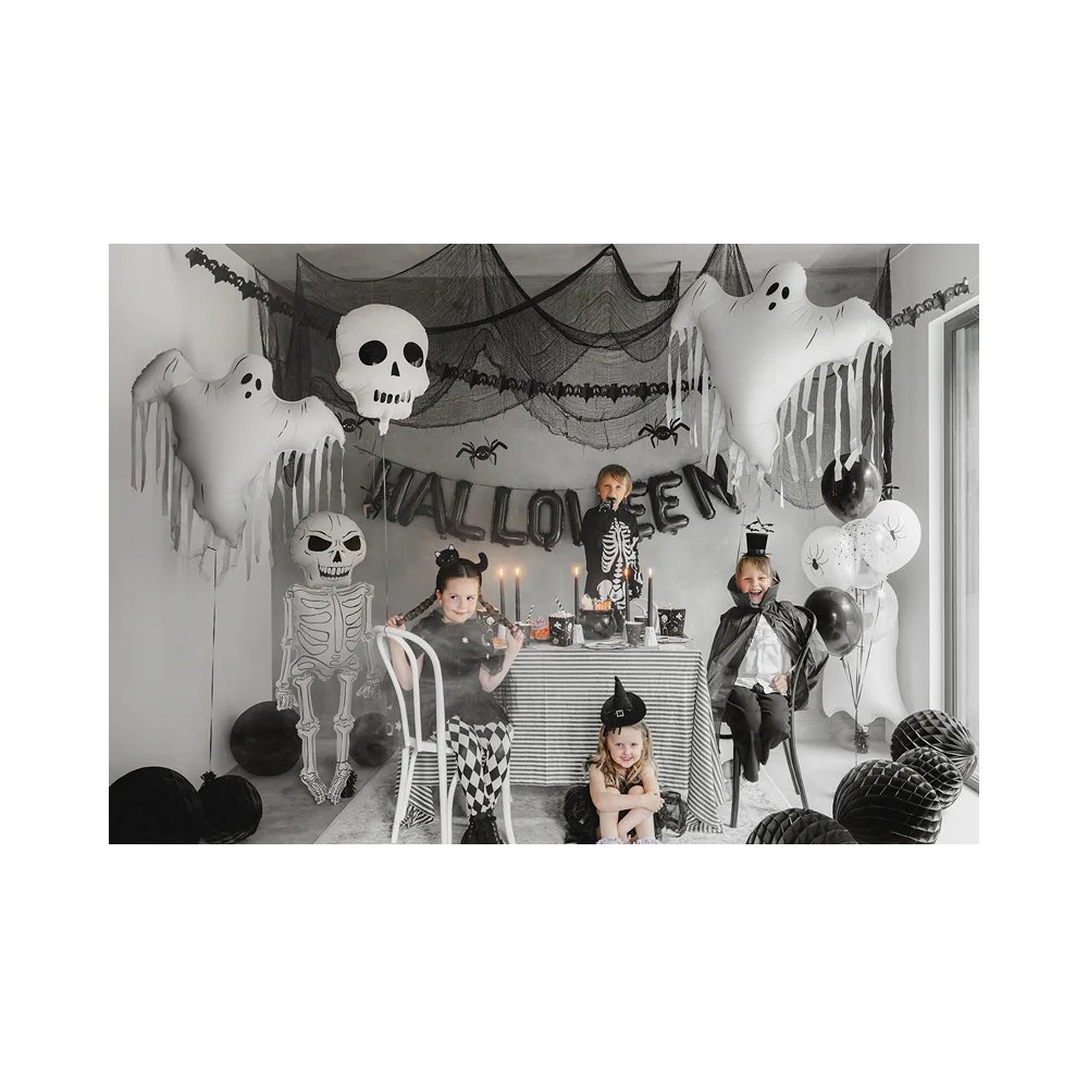 Foil balloon Skeleton XXL - PartyDeco - 46 x 129 cm