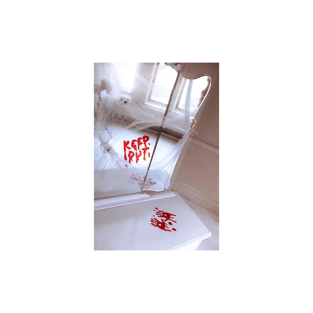 Gel stickers for window Bloody Hands - 8 pcs