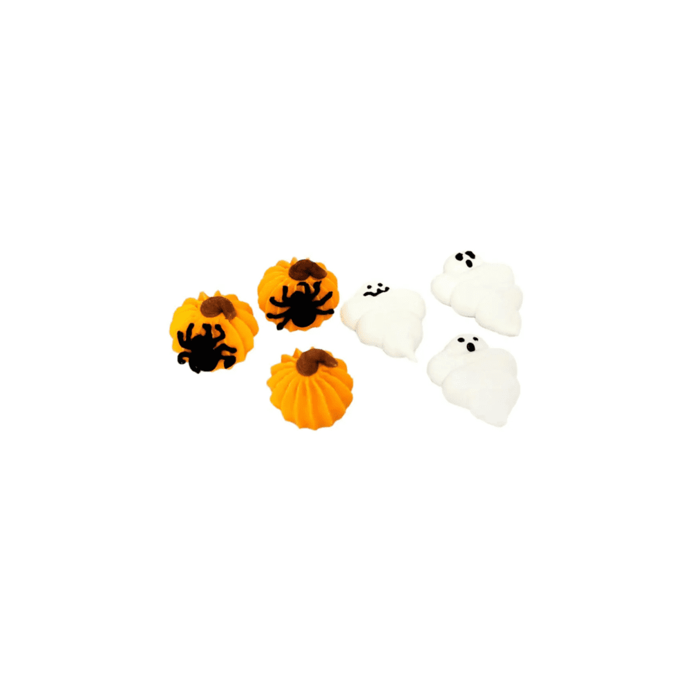 Sugar decorations Ghosts and pumpkins - Slado - 6 pcs
