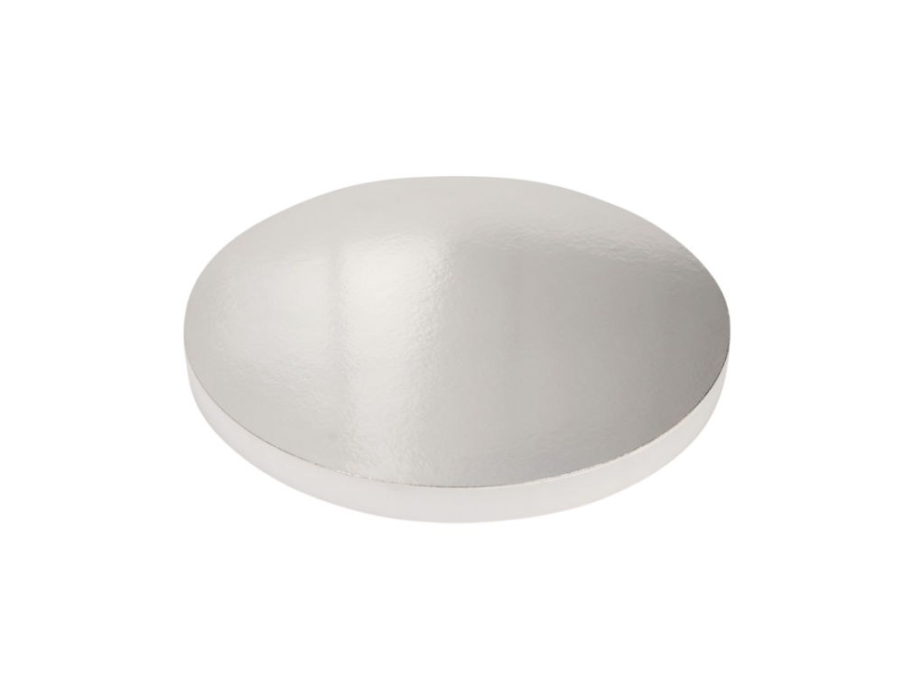 Podkład pod tort StyroCake okrągły - srebrny 24 cm