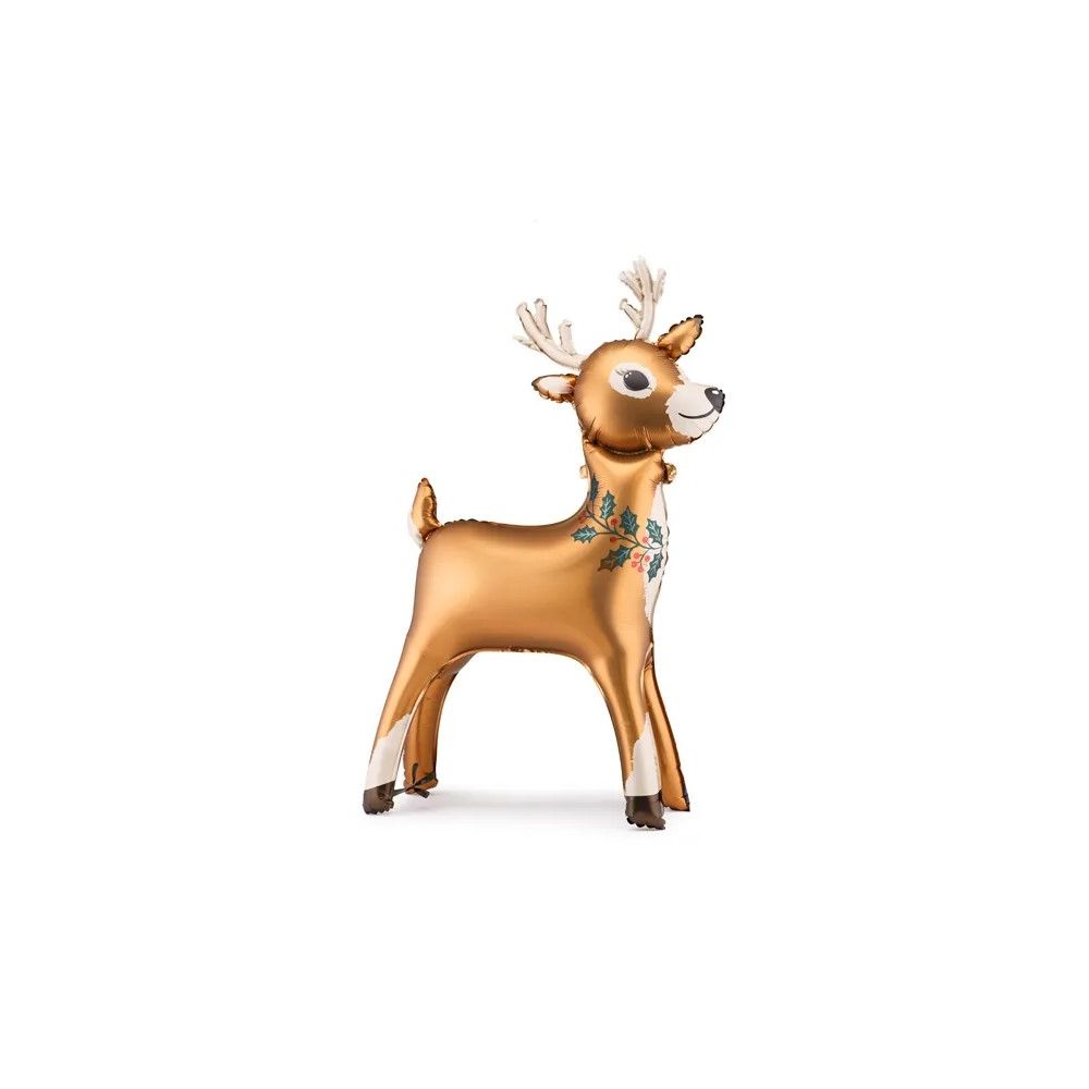 Christmas foil balloon Reindeer - PartyDeco - 65 x 105 cm