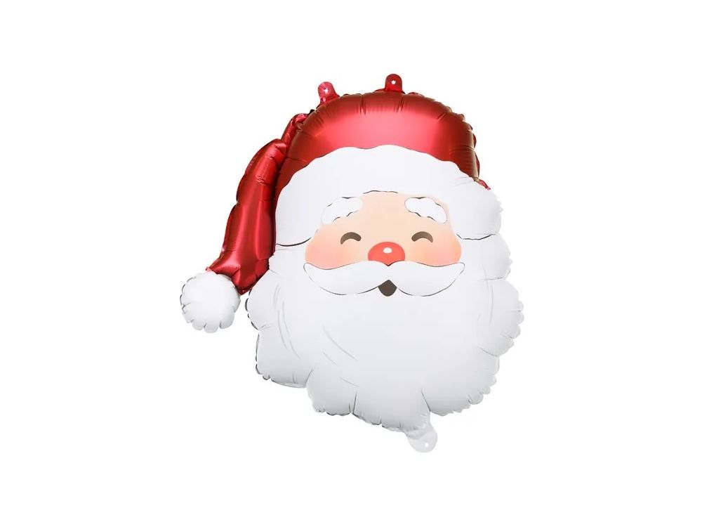 Balon foliowy świąteczny Mikołaj - PartyDeco - 42 x 43 cm