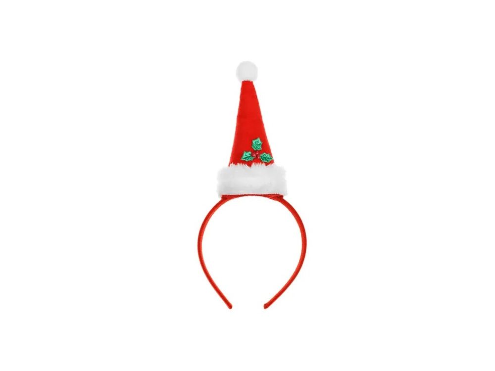 Christmas Headband Santa's hat - PartyDeco - red