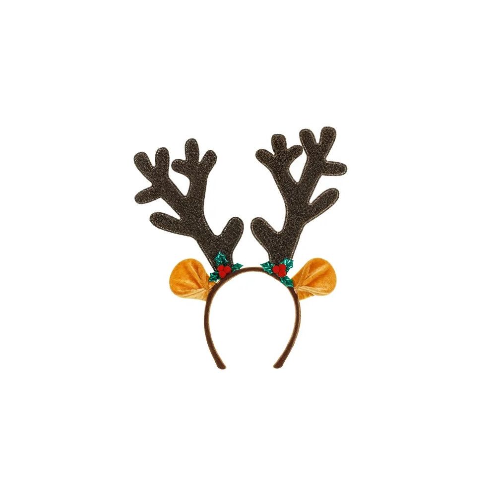 Christmas headband Reindeer antlers - PartyDeco - brown