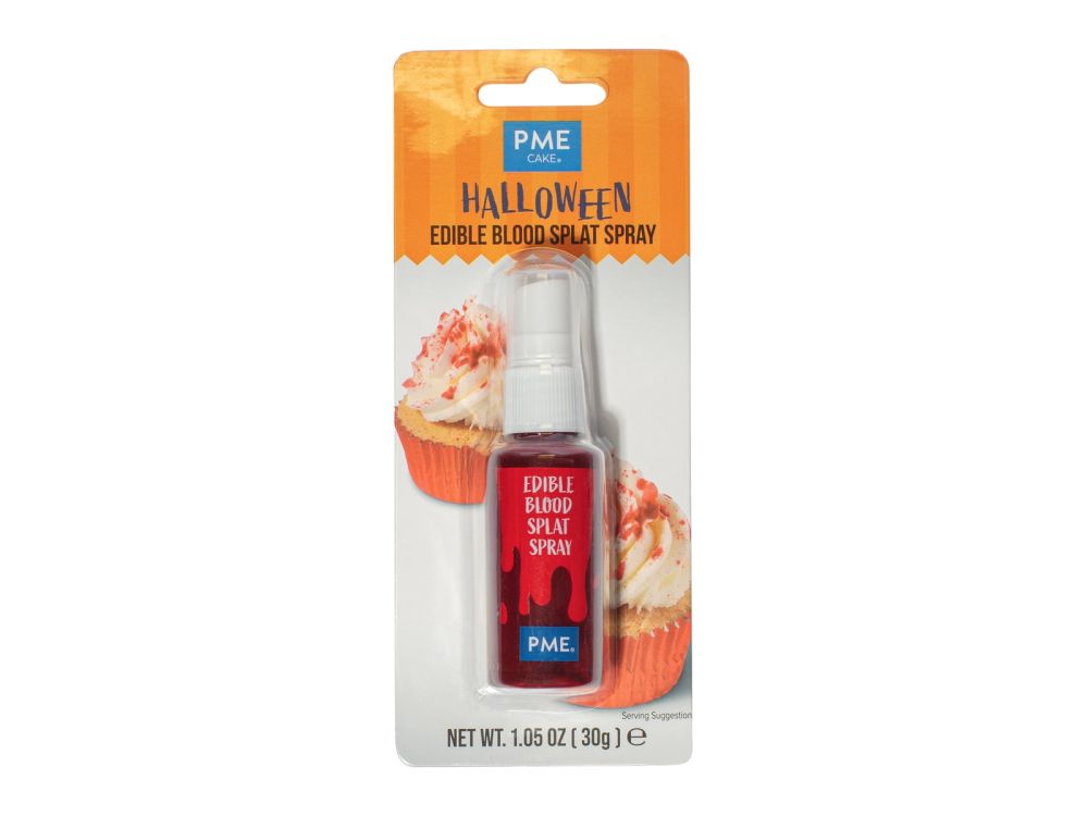 Jadalny spray do dekoracji Halloween sztuczna krew - PME - 30 g