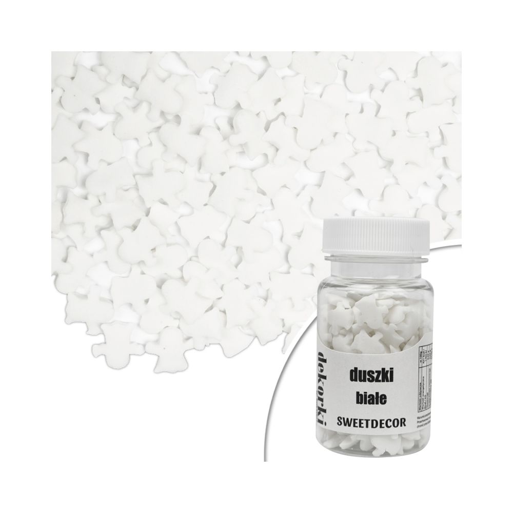 Halloween sugar sprinkles Ghosts - white 30 g