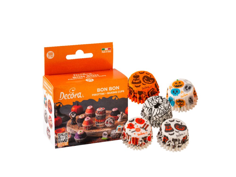 Mini muffin cupcakes Halloween - Decora - 27 x 17 mm 100 pcs