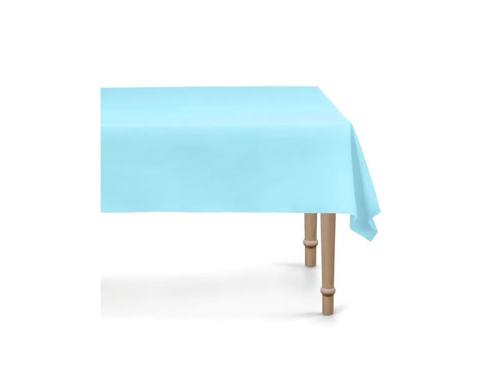 Tablecloth for a sweet table - PartyDeco - light blue 137 x 183 cm