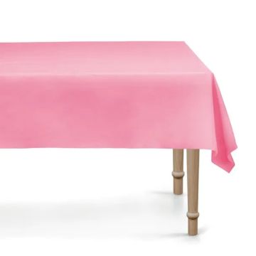 Obrus na słodki stół - PartyDeco - różowy 137 x 183 cm