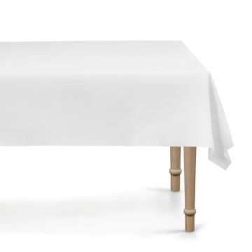 Obrus na słodki stół - PartyDeco - biały 137 x 183 cm