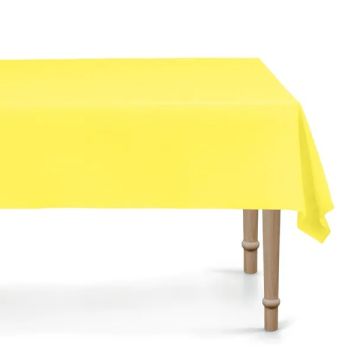 Tablecloth for a sweet table - PartyDeco - yellow 137 x 183 cm