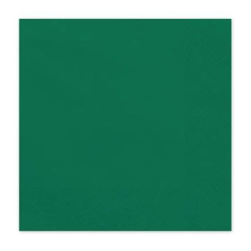 Serwetki papierowe - PartyDeco - zielone 16 x 16 cm 20 szt.