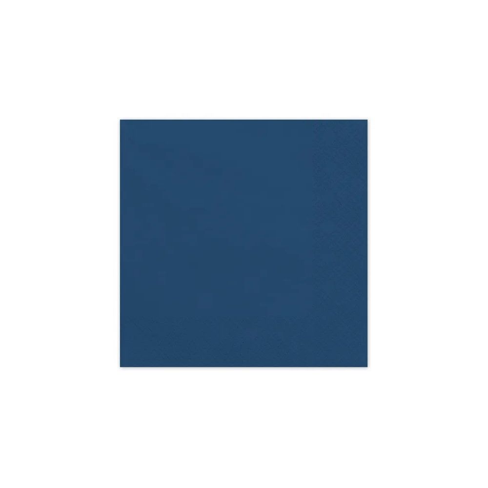 Paper napkins - PartyDeco - navy blue 16 x 16 cm 20 pcs