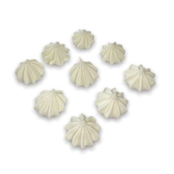 Sugar decorations for cake Mini Meringues - Slado - white 9 pcs