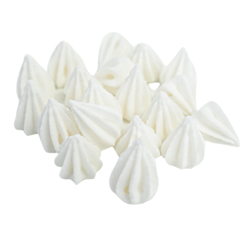 Sugar decorations for cake Mini Meringues - Slado - white 25 pcs