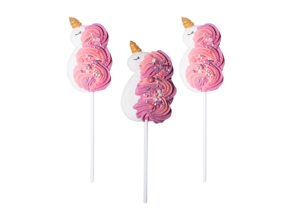 Sugar decorations Unicorns - Ditarte - 3 pcs