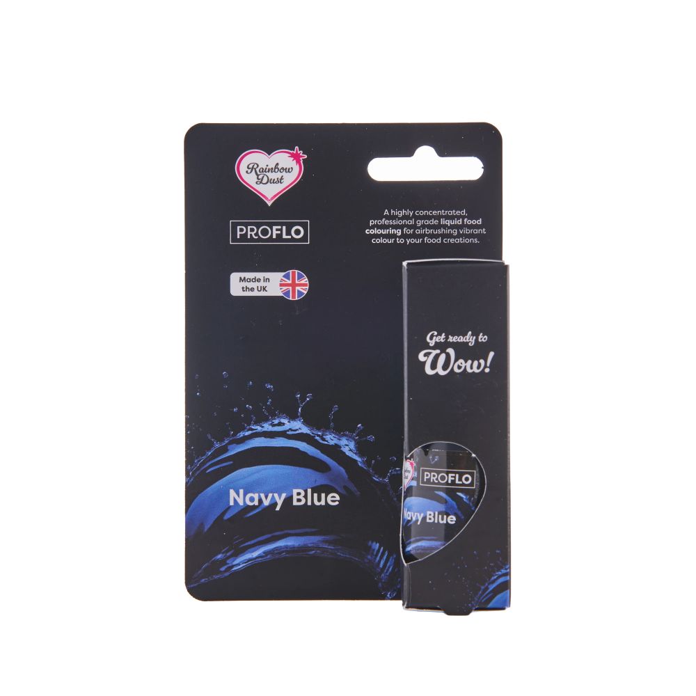 Barwnik spożywczy w płynie ProFlo - Rainbow Dust - Navy Blue 19 g